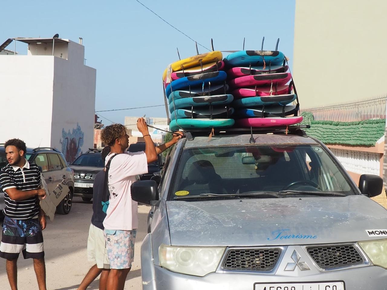 Surfing in Taghazout Bay