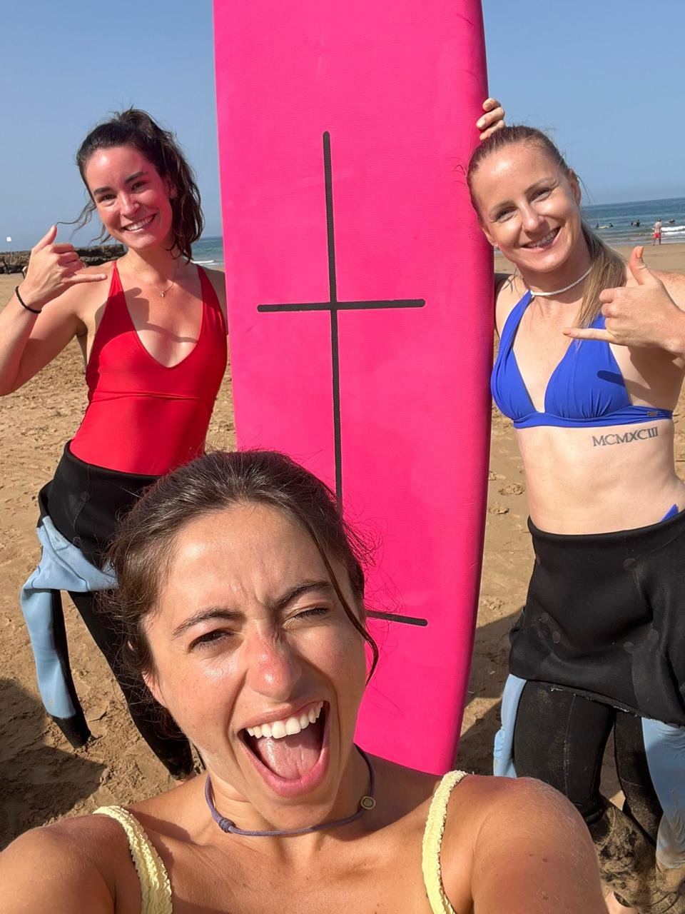 Surfing friends in Taghazout