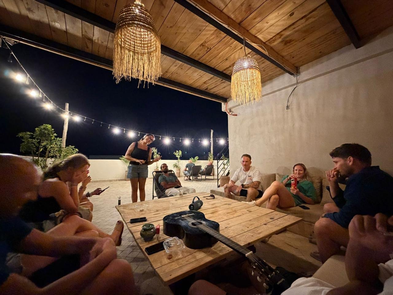 Surf camp guests in Morocco